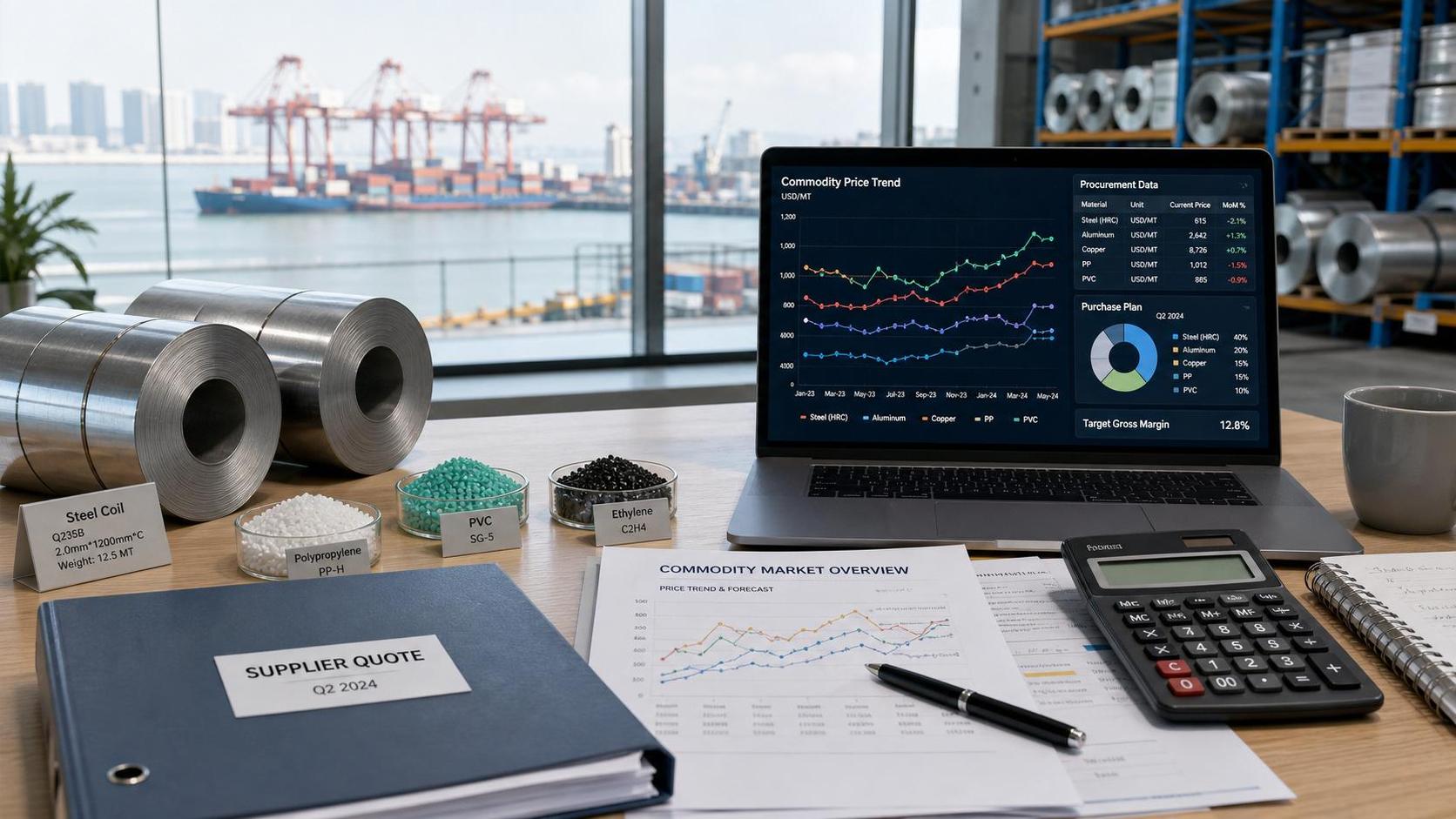 How to Use Commodity Markets Data for Sourcing, Price Tracking, and Margin Planning