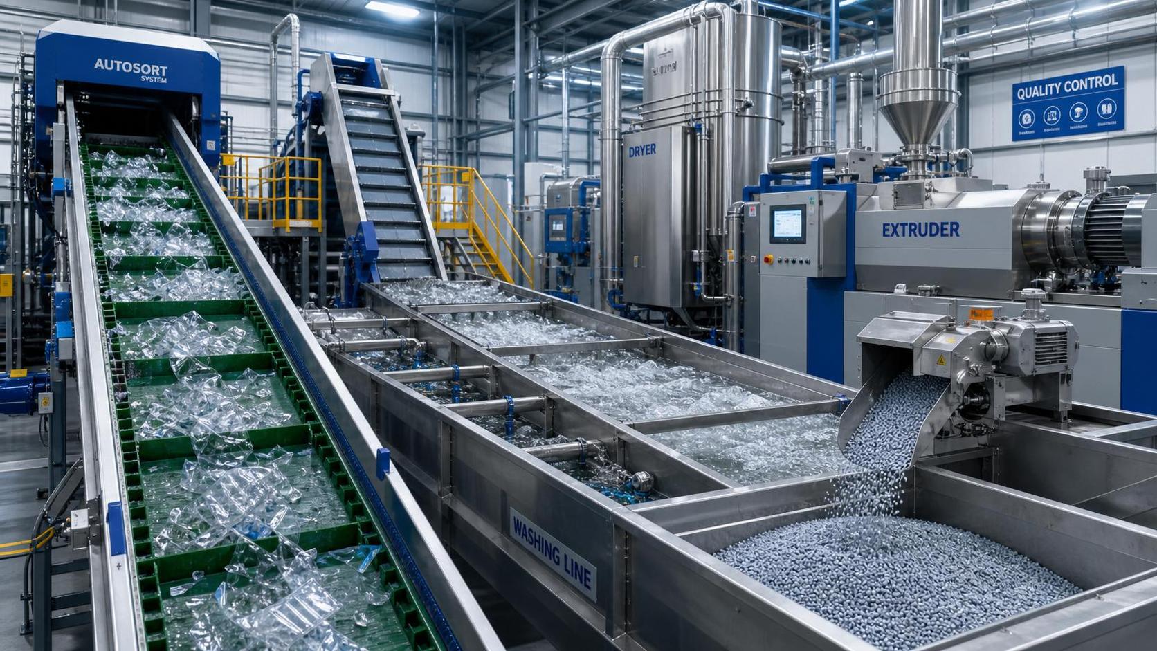 Plastic Recycling Process Steps: Sorting, Washing, Reprocessing, and Quality Risks