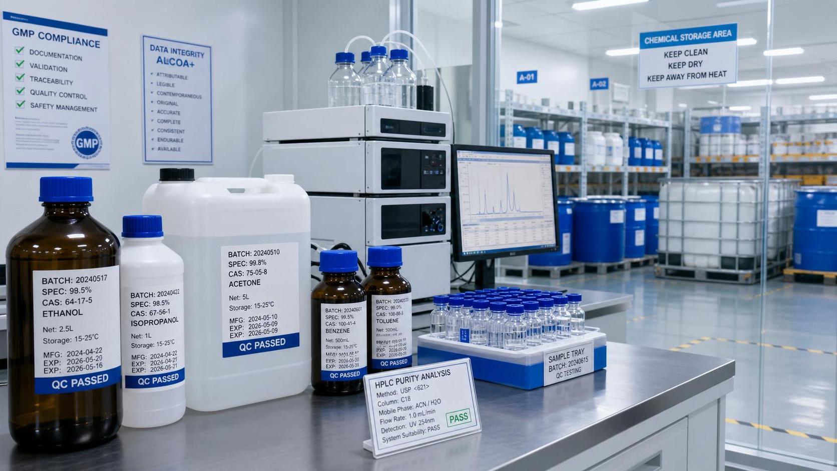 Chemical Standards for Pharmaceutical Industry: Key GMP and Testing Requirements