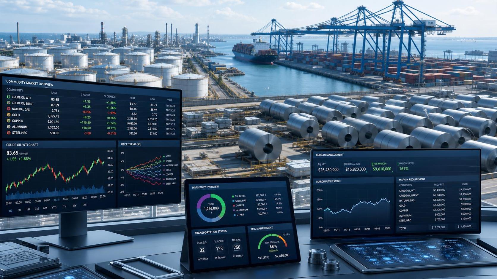 How Commodity Trading Desks Manage Price Risk, Supply Exposure, and Margin