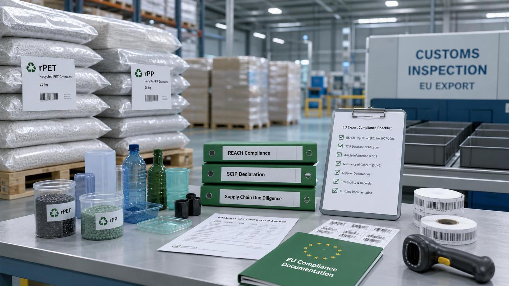 REACH Update Puts Recycled Plastic Exports Under SCIP Deadline