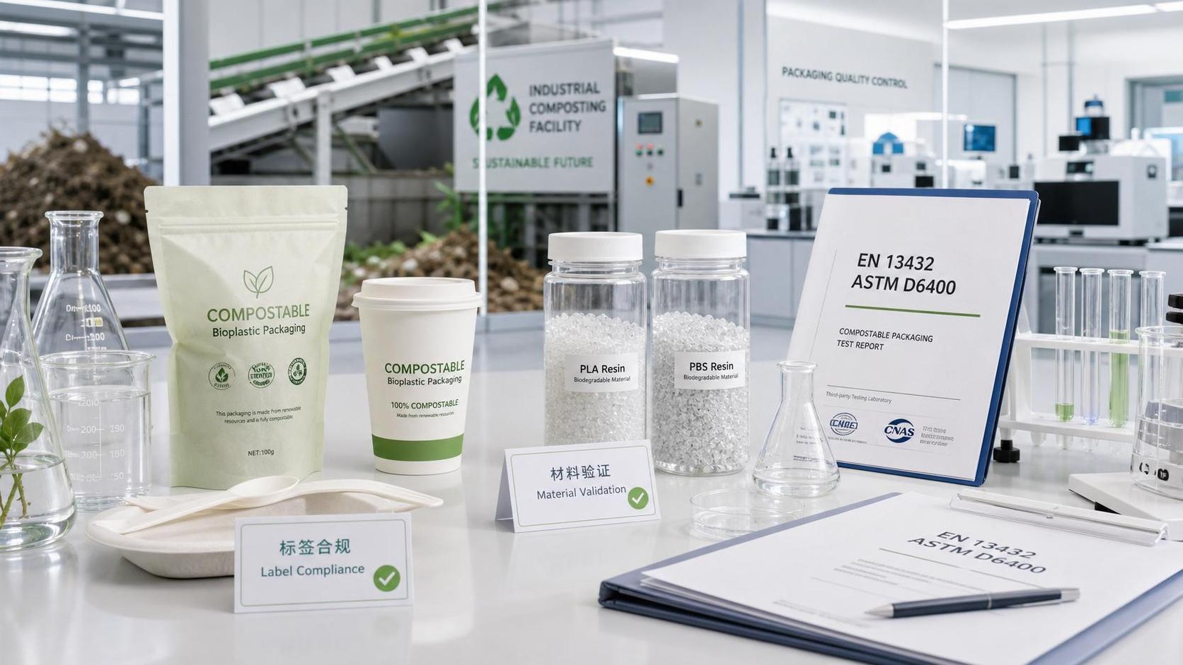 Bioplastics Certification Requirements Explained: EN 13432, ASTM D6400, and Labeling Rules