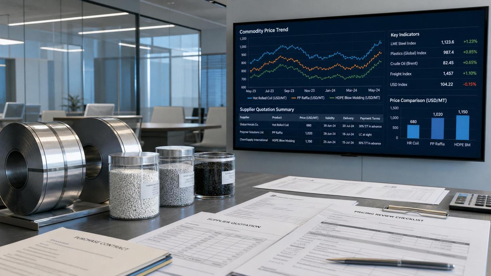How to Use a Commodity Price Benchmark in Supplier Quotes and Contract Reviews