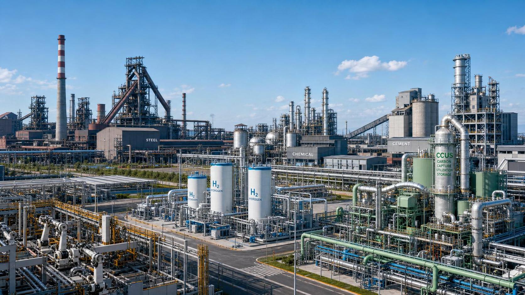 Energy Transition Pathways for Heavy Industries: Comparing Electrification, Hydrogen, and CCS