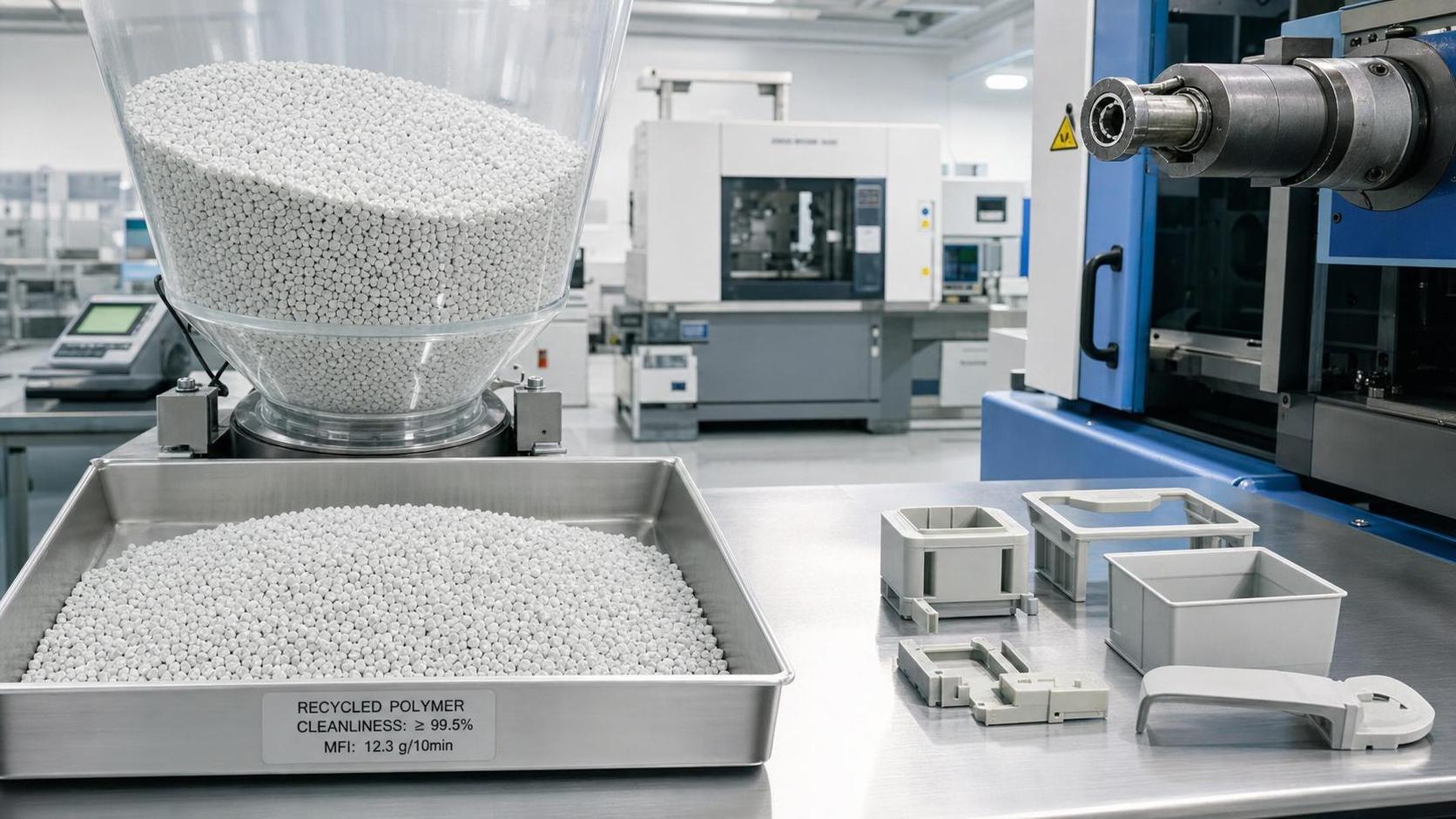 How to Evaluate Recycled Polymer Materials Pellets for Injection Molding Use