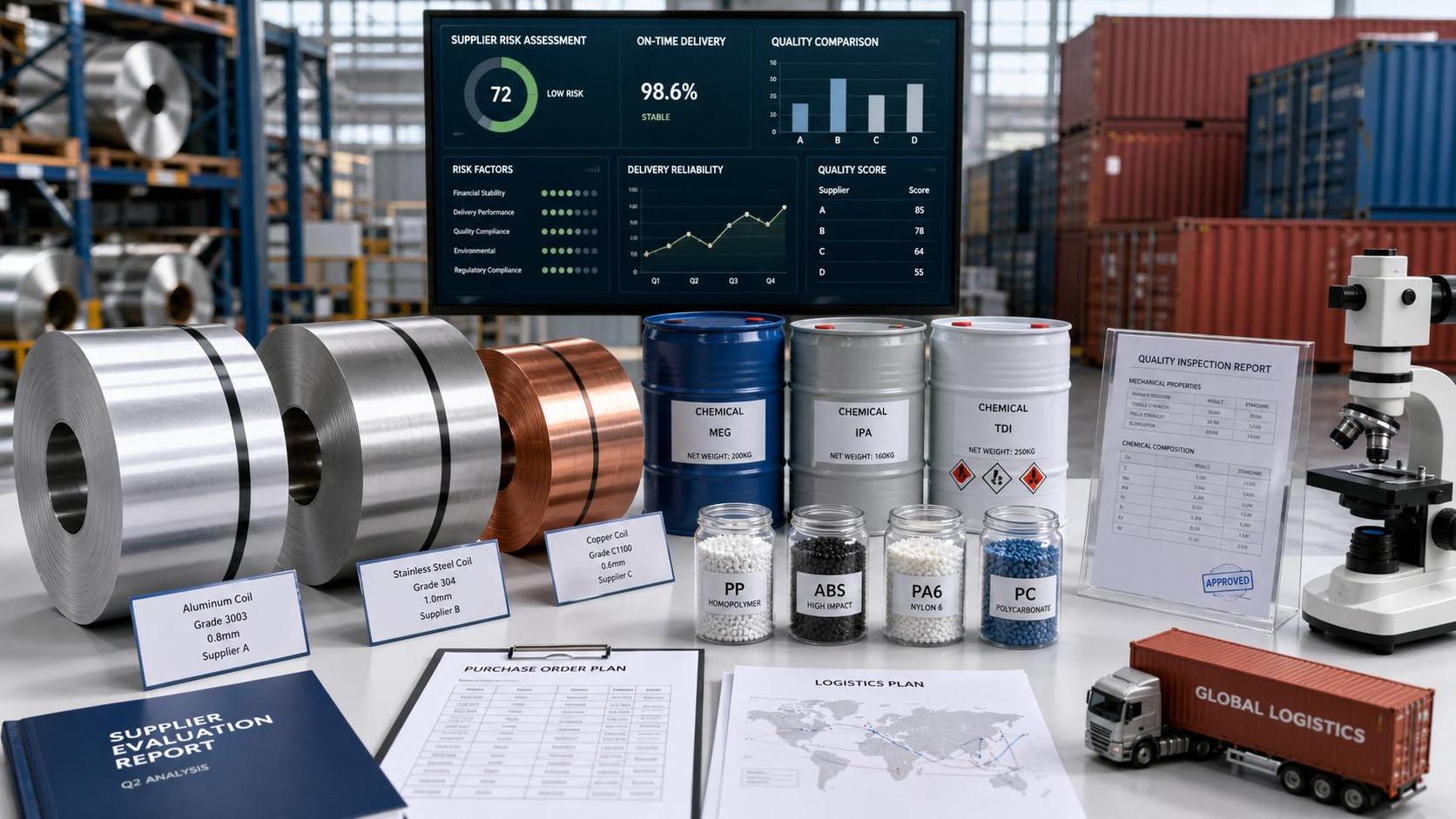 Raw Material Sourcing Intelligence: How to Compare Supplier Risk, Lead Time, and Quality