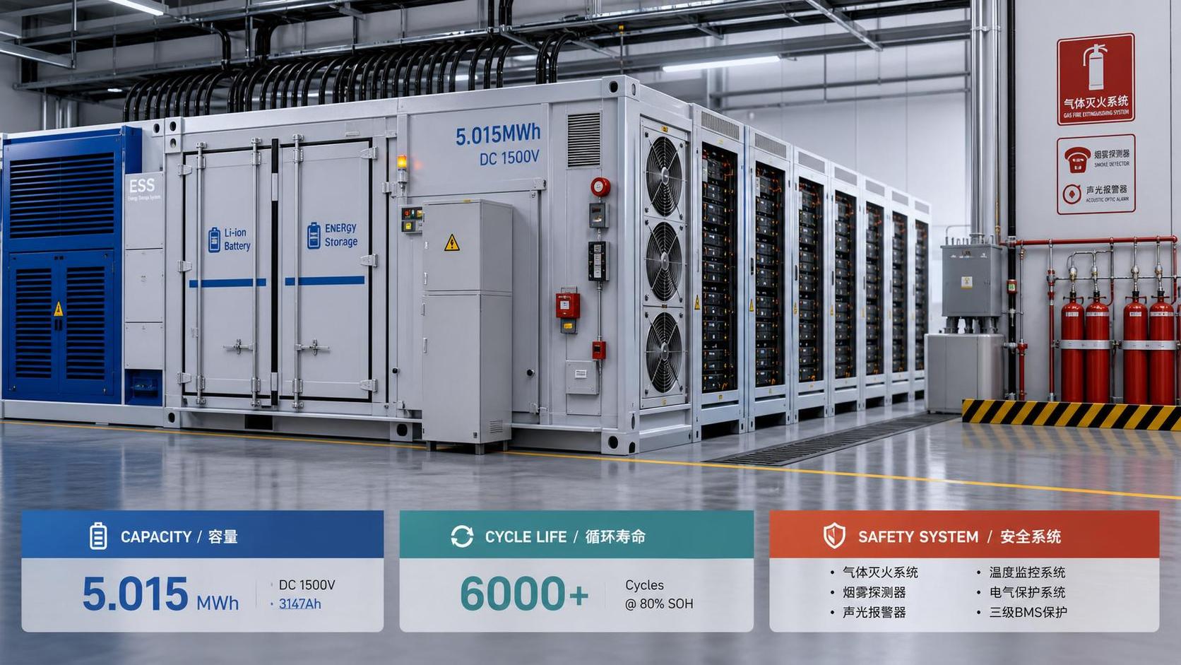 Industrial Energy Storage Batteries: What to Compare in Capacity, Cycle Life, and Safety Systems