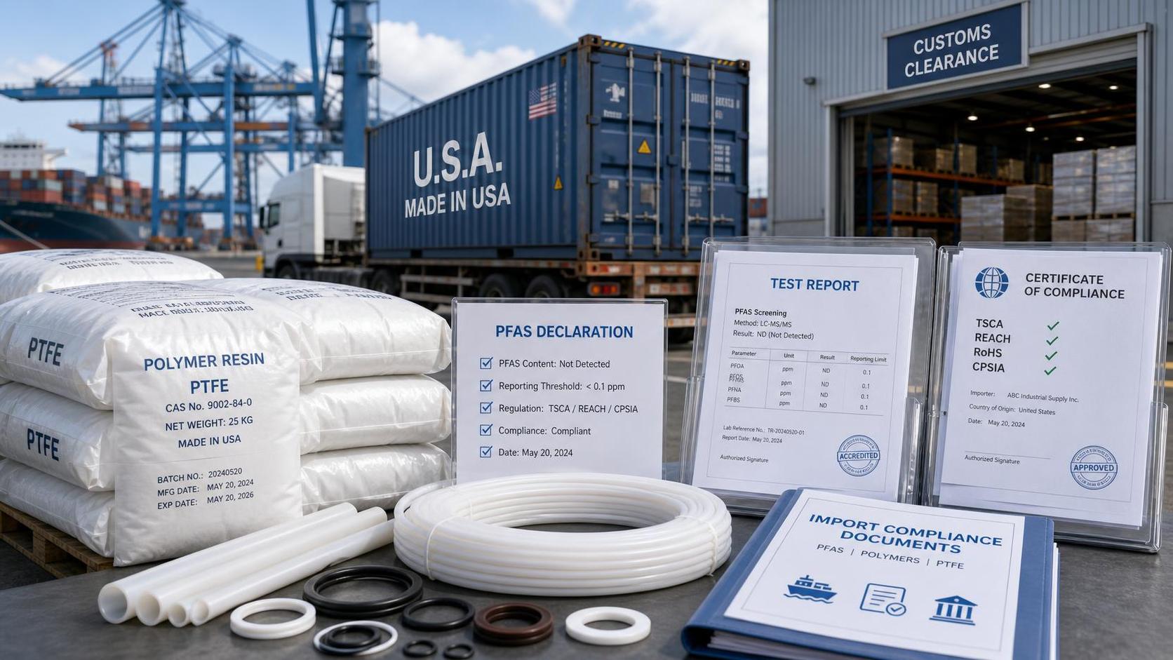 CBP PFAS Rule Takes Effect for Polymer Imports