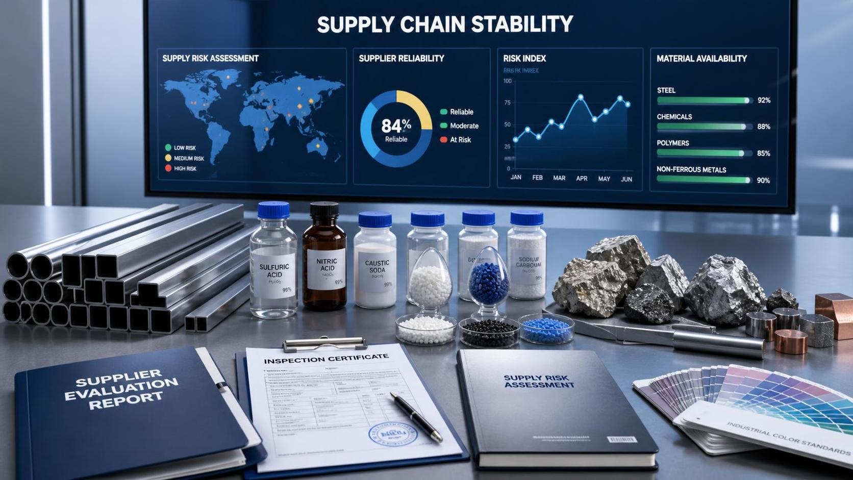 Using Industrial Material Sourcing Intelligence to Reduce Supply Risk