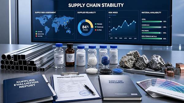 Using Industrial Material Sourcing Intelligence to Reduce Supply Risk