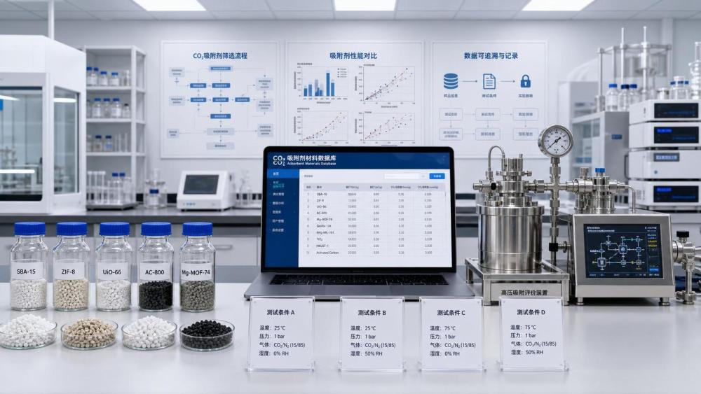 How to evaluate a carbon capture materials database for screening adsorbents How to evaluate a carbon capture materials database for screening adsorbents
