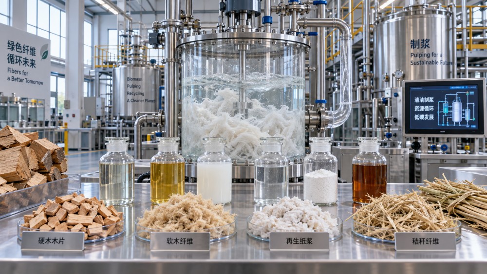 How to select industrial chemicals for pulp processing by furnish type