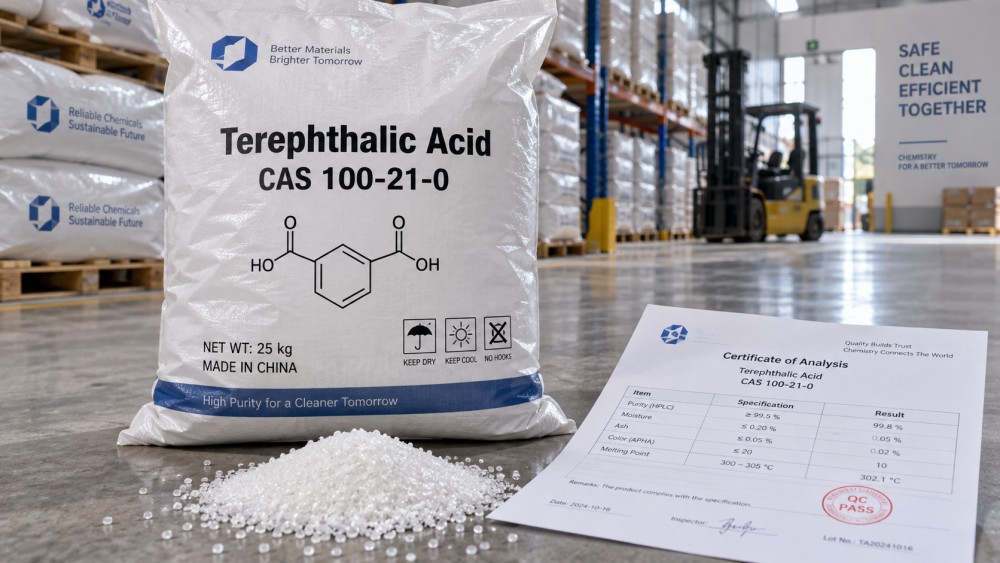 Terephthalic Acid CAS 100-21-0: The Technical Checks Behind Stable Polyester Supply