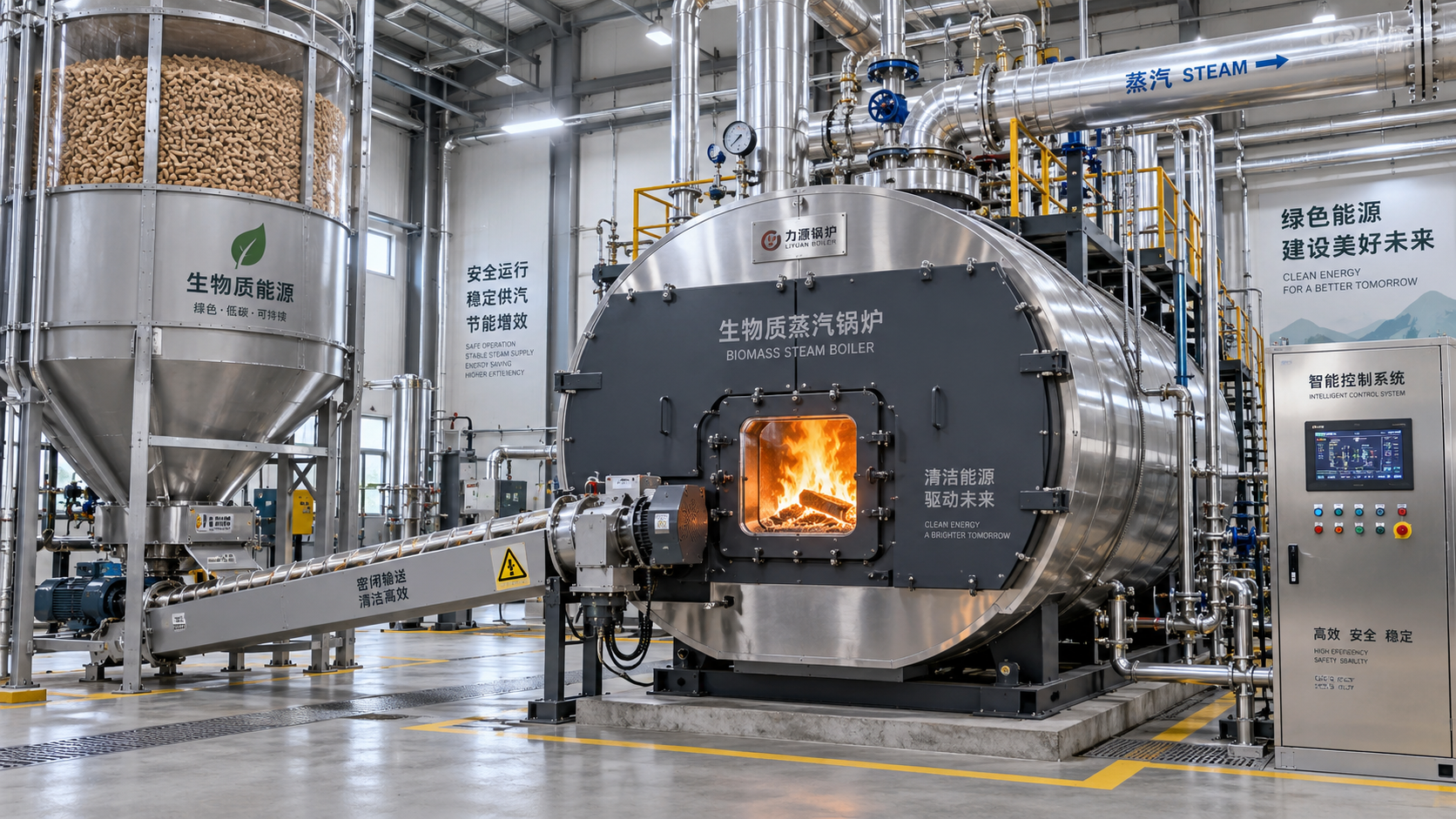 Can biofuels for industrial boilers reduce fuel costs at high load?