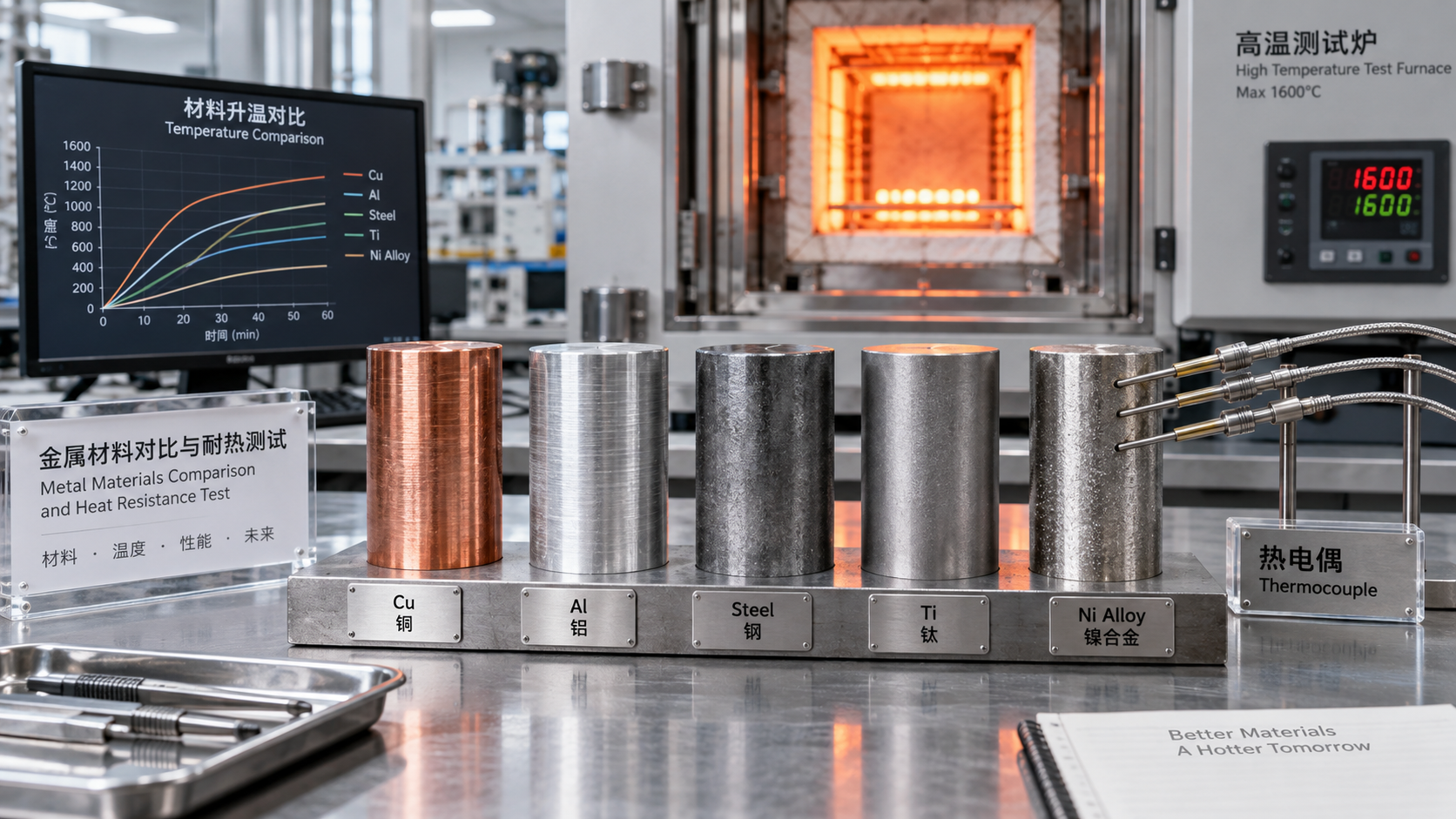 How Do Metals Compare in Physical Properties and Heat Resistance?