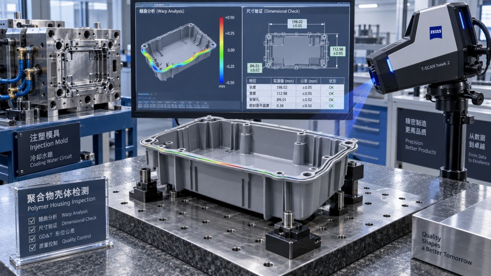 Can polymer processing simulation predict injection molding warpage? Can polymer processing simulation predict injection molding warpage?