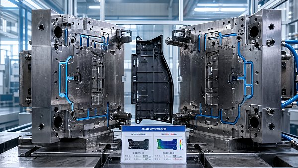 What uneven cooling in injection molding does to part quality