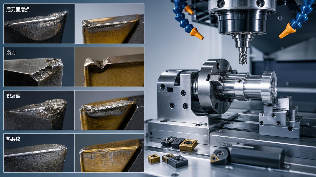 Cutting tool wear patterns that signal the wrong setup
