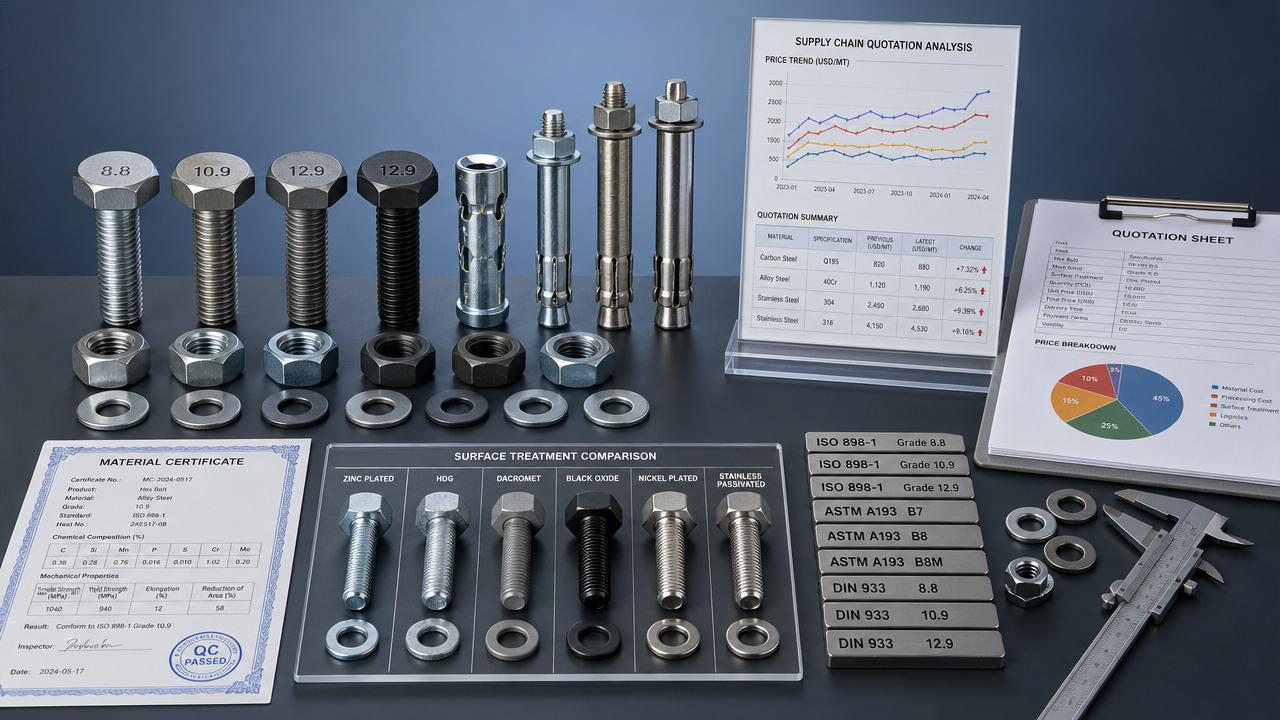 Why fasteners price lists vary more than expected