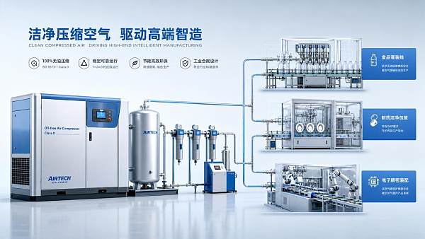 How to Choose an Oil Free Air Compressor for Food, Pharma, and Electronics Production