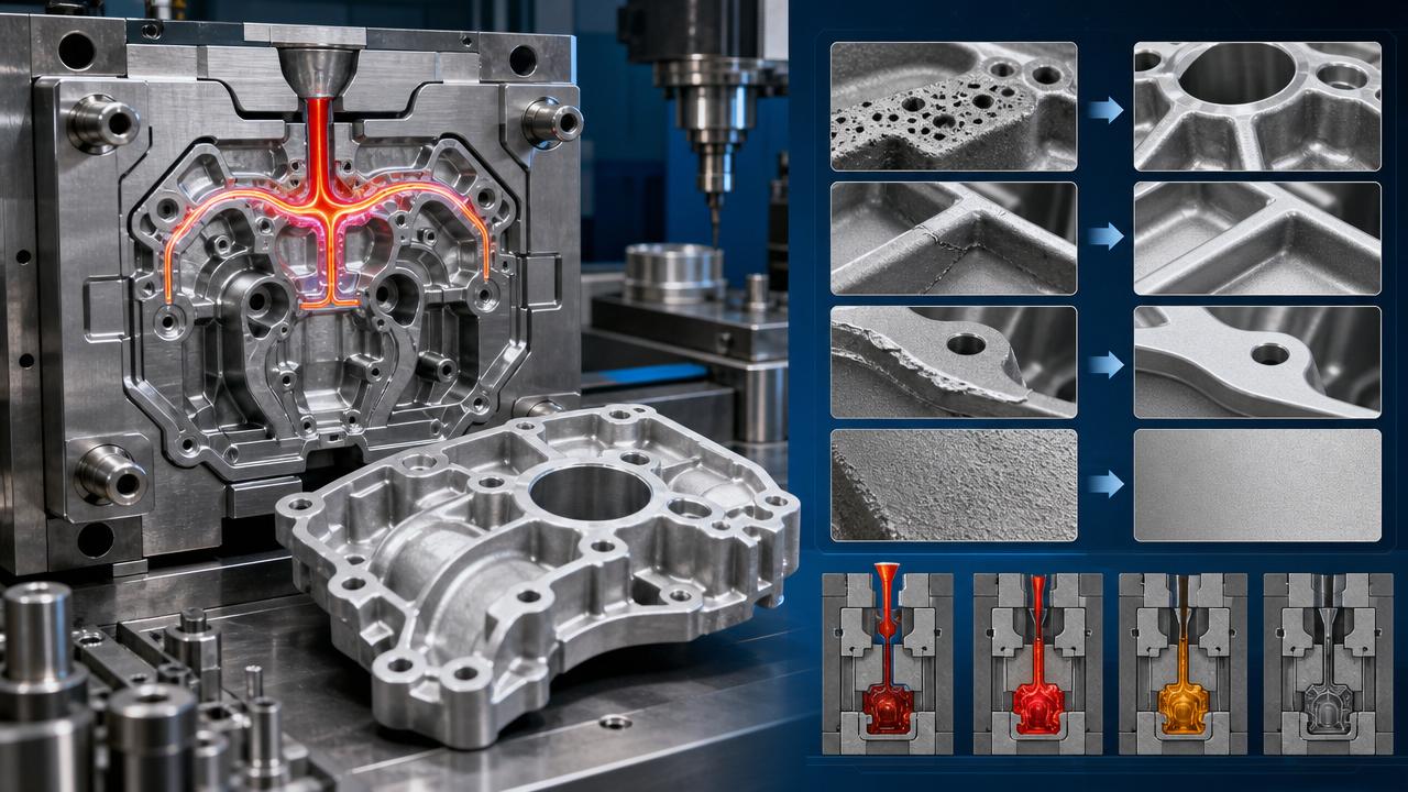 Die-Casting Process Technical Analysis: Key Steps, Defect Causes, and Material Limits