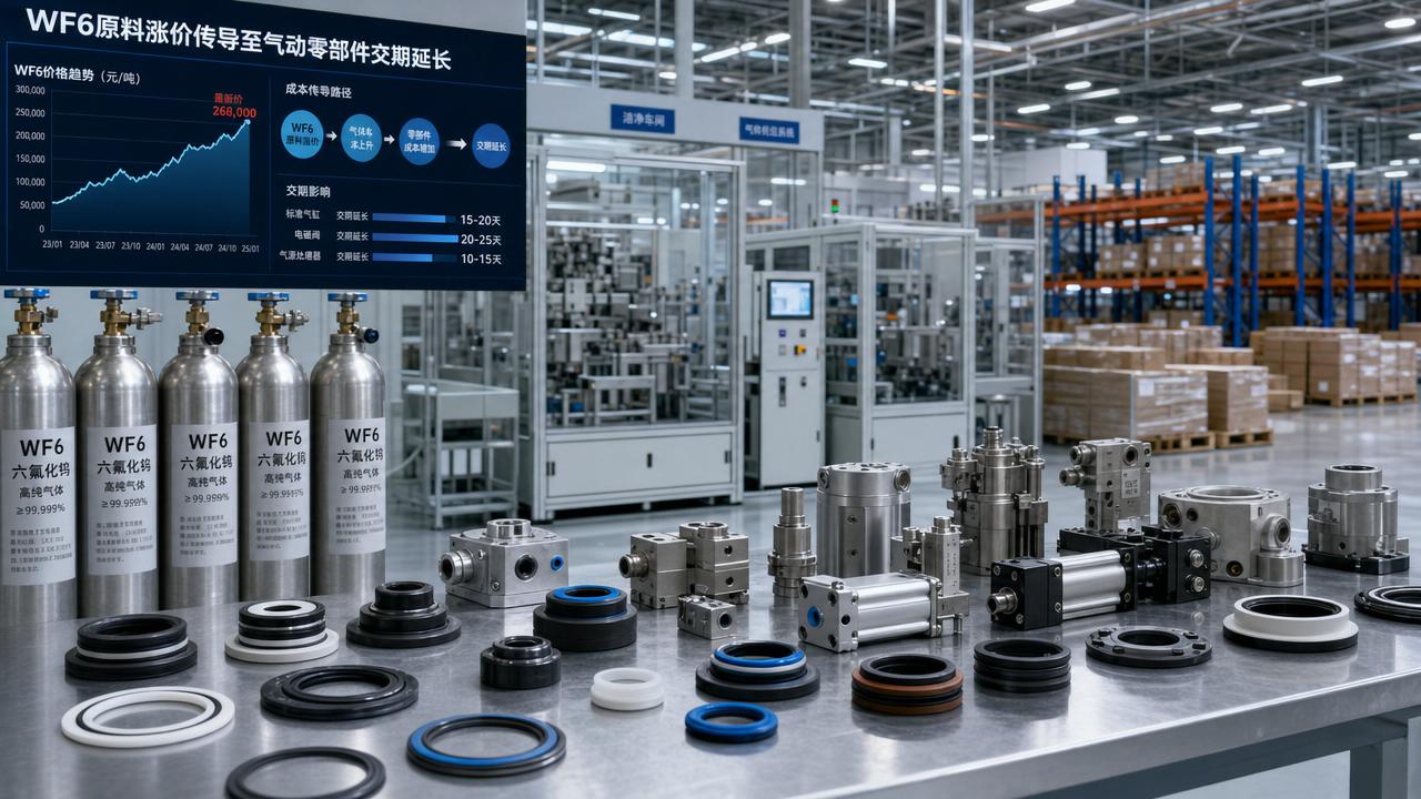 WF6 Price Surge Extends Lead Times for Pneumatic Seals WF6 Price Surge Extends Lead Times for Pneumatic Seals