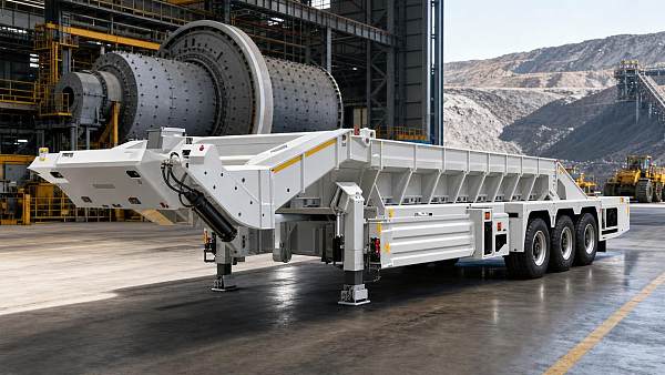 CITIC Heavy Industries Tests 60-Ton Feed Chute Trailer