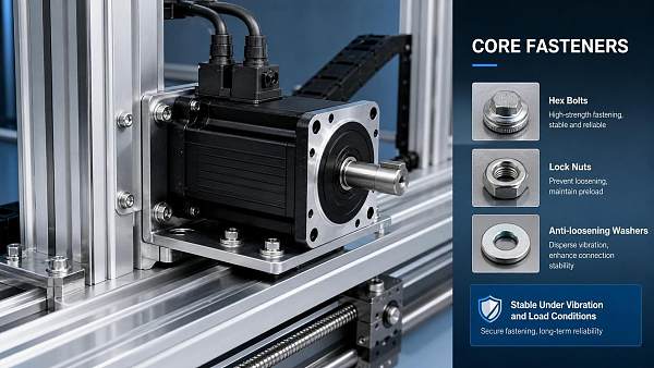 Fasteners for Industrial Automation: How to Choose the Right Type for Vibration and Load