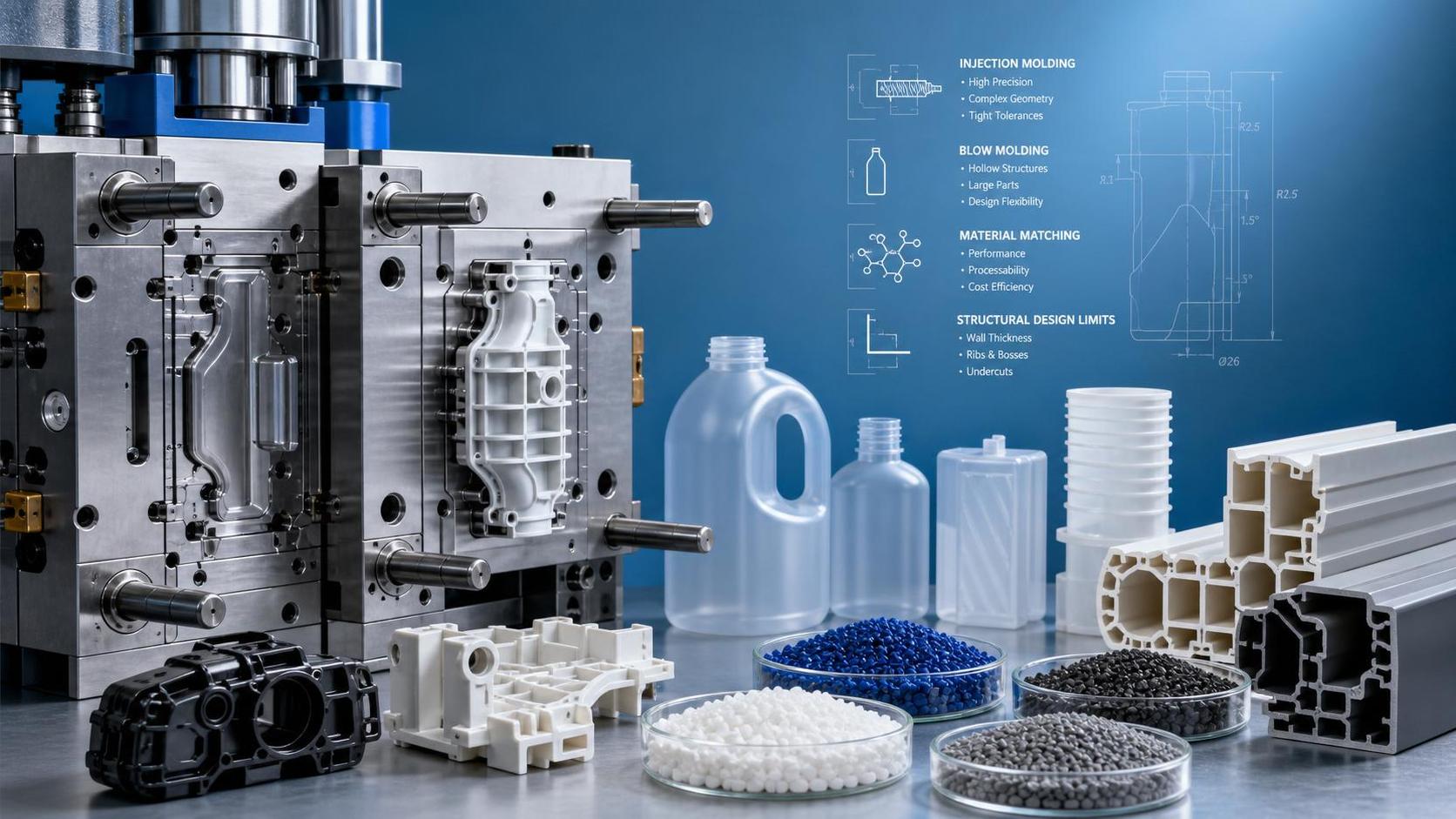 Plastic Molding Process Guide: Common Methods, Material Fit, and Part Design Limits
