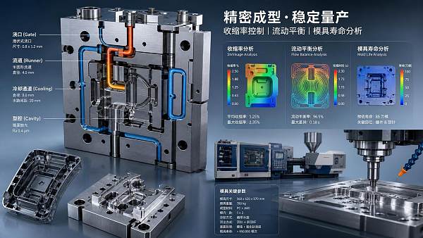 Technical Analysis for Mold Design: Key Factors That Affect Shrinkage, Flow, and Tool Life