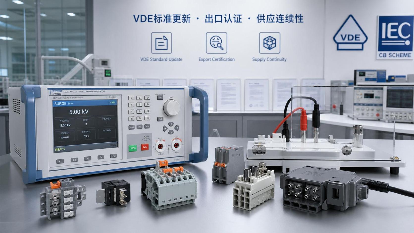 VDE 0664-100 Update Adds Pulse Test for Exports