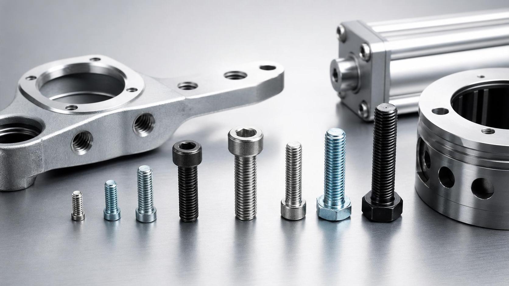 Industrial screws: How to choose the right size, thread, and material for production use