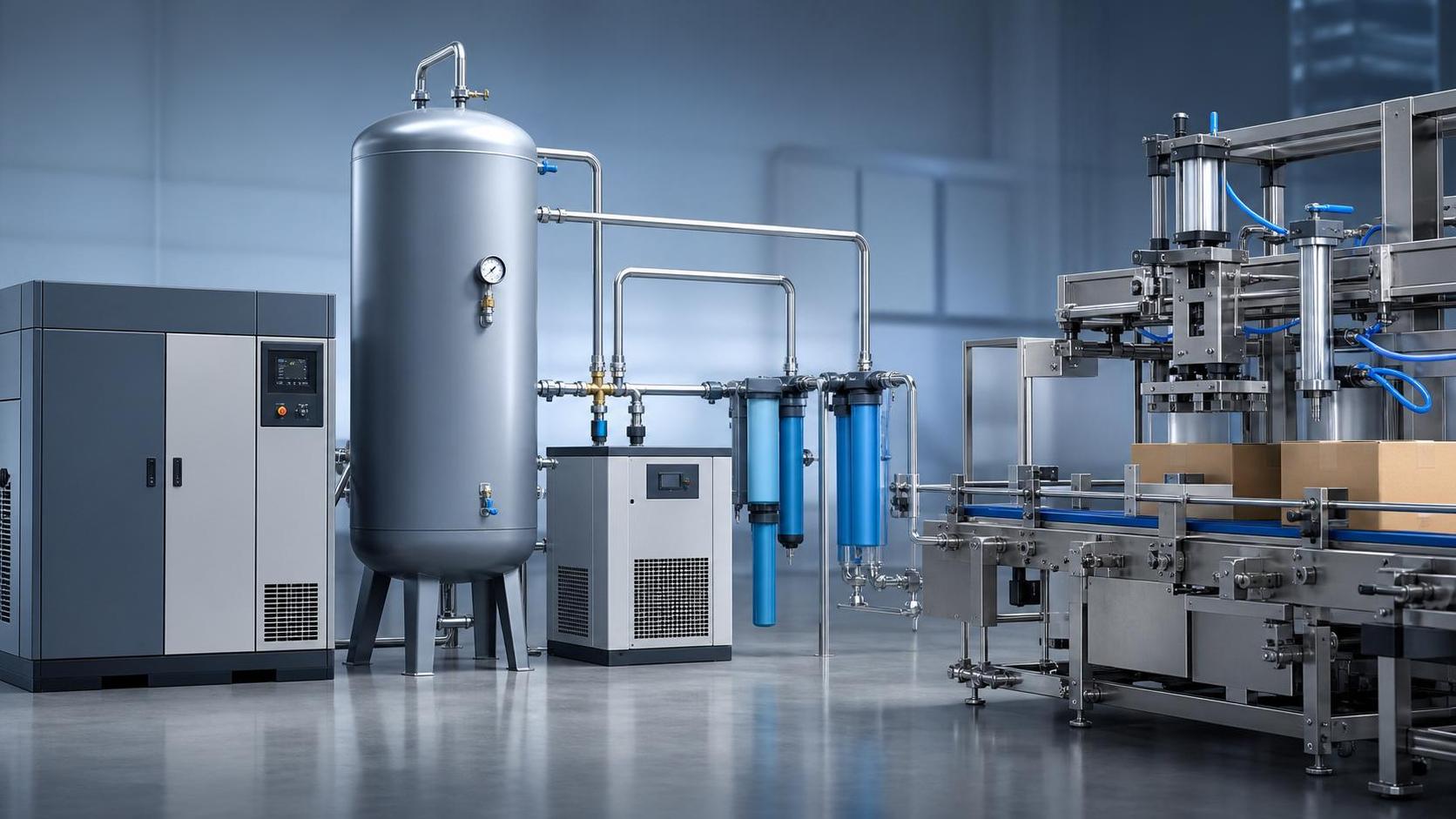 How to Size Compressed Air Equipment for a Factory: Flow, Pressure, and Duty Cycle