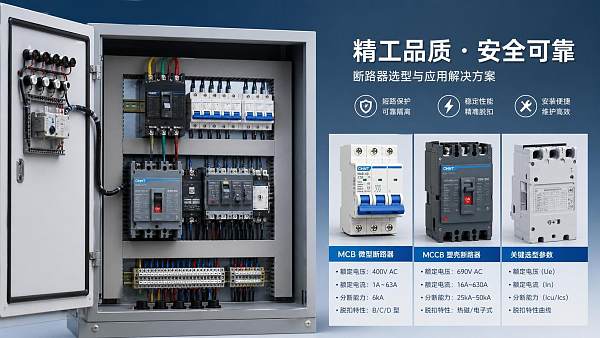 Circuit Breakers for Industrial Panels: How to Read Ratings and Avoid Misselection