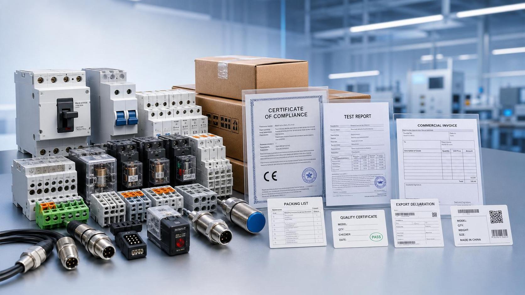 Industrial Control Components Export: Key Certifications, Documents, and Market Entry Risks