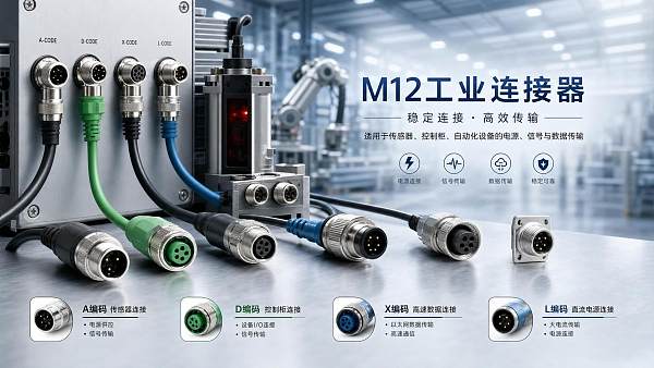How to Choose M12 Industrial Connectors for Power, Signal, and Harsh Environment Use