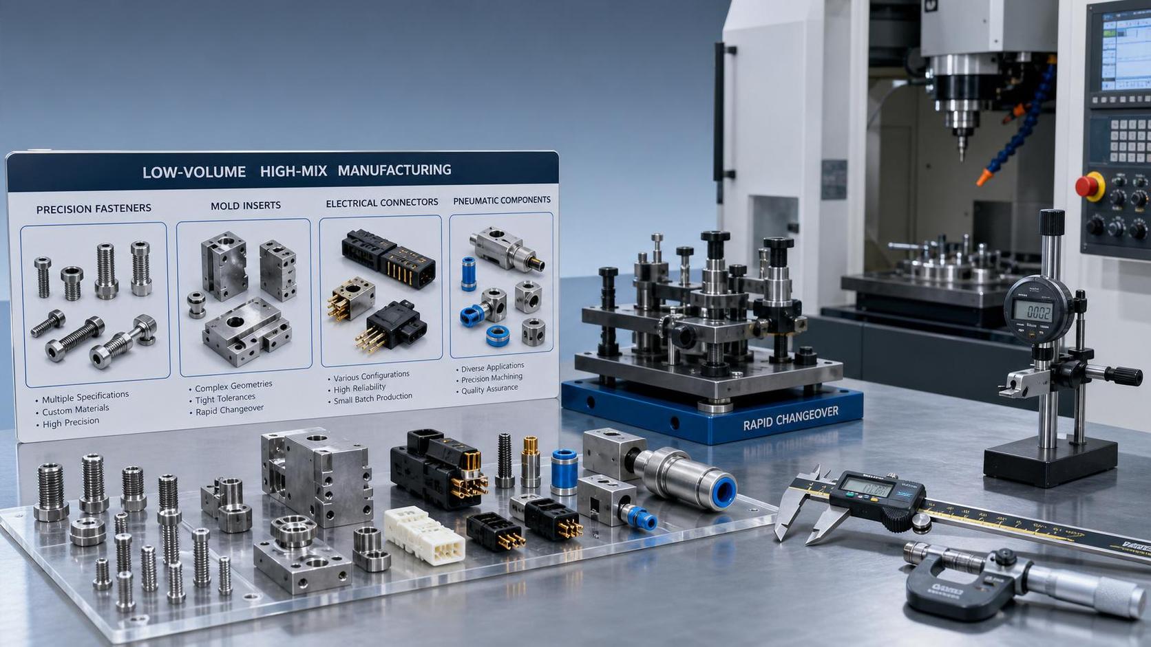 When Niche Manufacturing Solutions Make Sense for Low-Volume, High-Mix Production