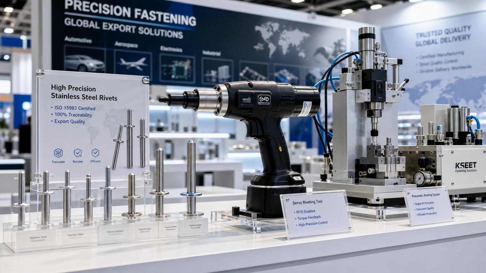 Smart Riveting Draws Buyers at Canton Fair