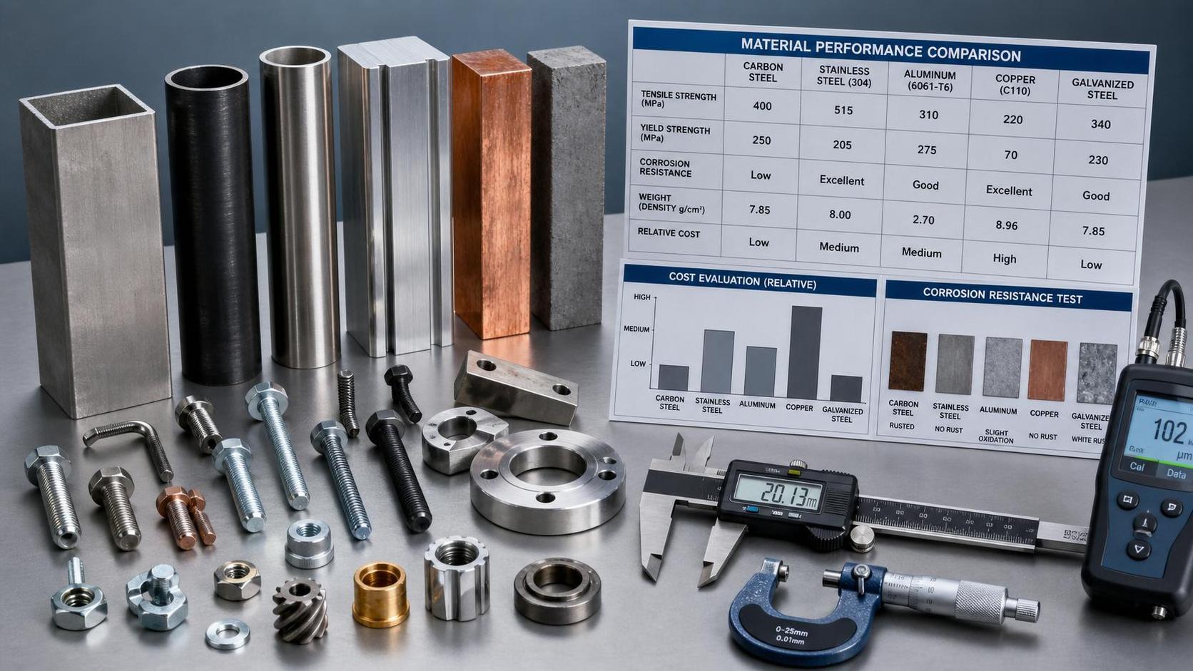 How to Use a Material Selection Chart for Strength, Corrosion, and Cost