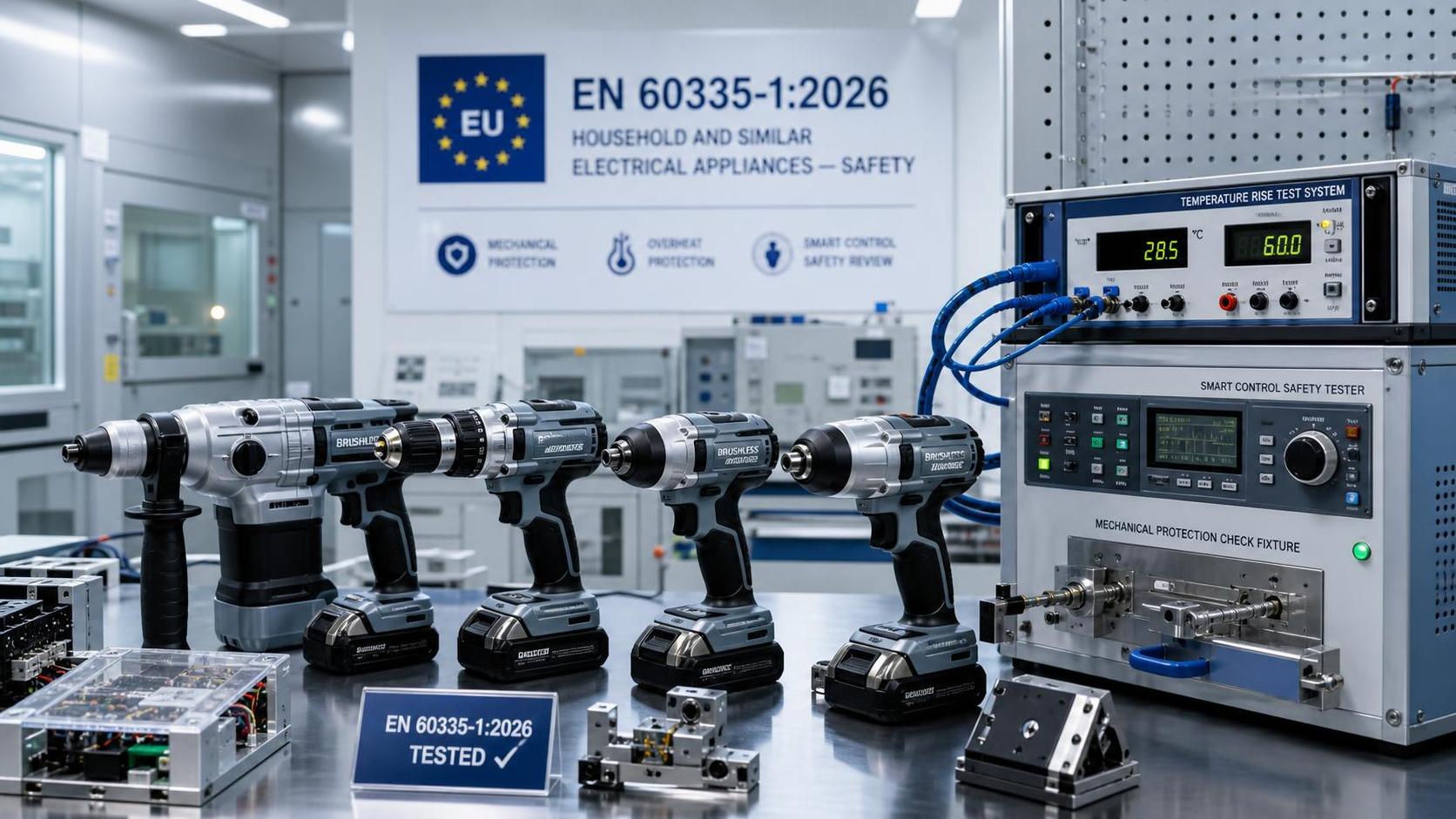 EU Enforces EN 60335-1:2026 for Power Tool Exports