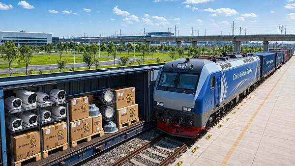 130,000+ China-Europe Trains Boost Smart Security & Industrial Lighting Exports