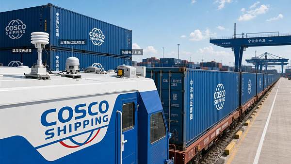 COSCO Shipping Launches Ningbo-Rotterdam Smart Security Train