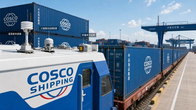 COSCO Shipping Launches Ningbo-Rotterdam Smart Security Train COSCO Shipping Launches Ningbo-Rotterdam Smart Security Train