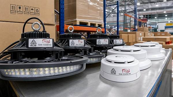 Australia Enforces RCM + SAA Dual Certification for LED Security Lights and Smoke Detectors