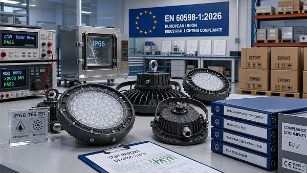 EN 60598-1:2026 Raises Entry Bar for EU Industrial Lighting