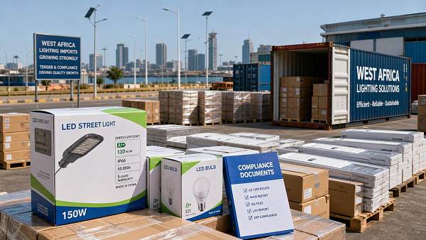 West Africa Lighting Imports Rise 31% as Tenders Add GB/T 30255-2026 Label Rule