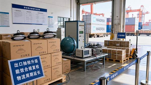 Shenzhen Port Raises LED Export Checks to 18%