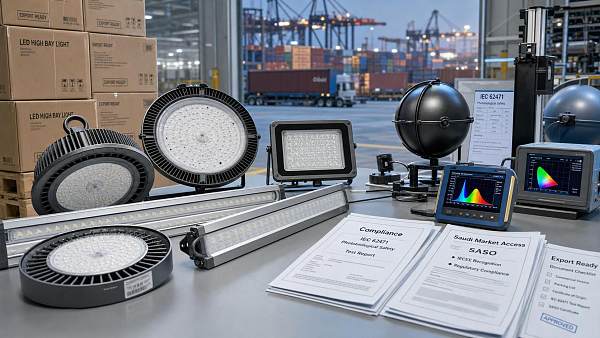 Saudi SASO Adds Mandatory IEC 62471:2026 Testing for LED Industrial Lights