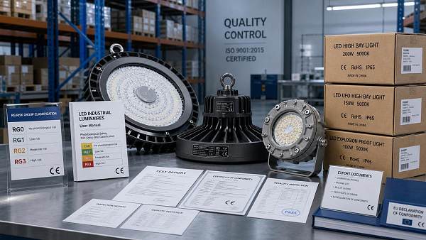 EU CE Rule Requires RG0-RG3 Labels on LED Industrial Lights