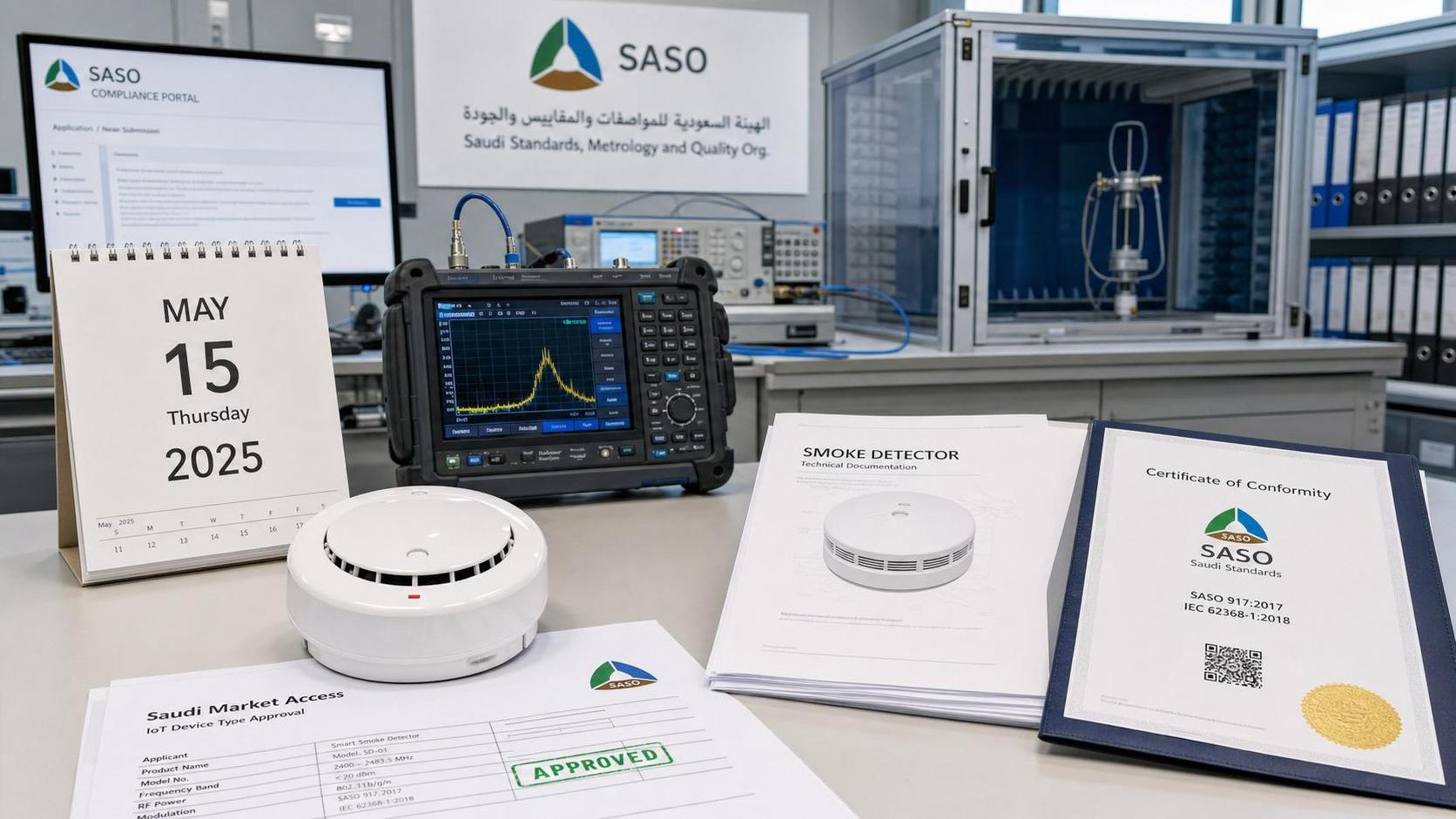 SASO Delays Smoke Detector IoT Paper Filing to Oct. 2026